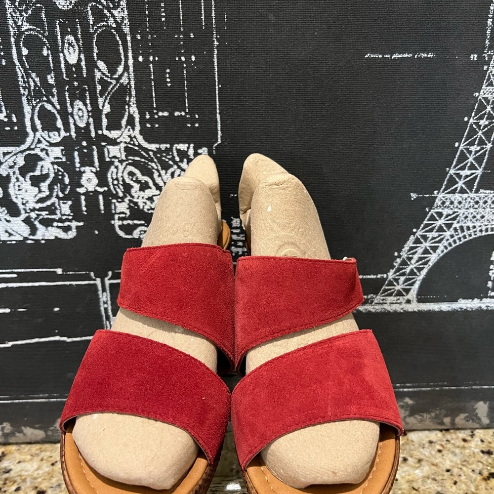 Mariella Sandals Made in Italy 🇮🇹 Genuine Leather (Suede) - Picture 7 of 15